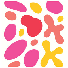 Energetic abstract spectrum vector: vibrant shapes, colorful design, artful background