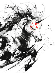 horse head silhouette