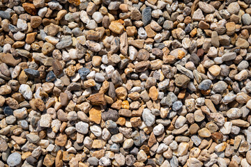 Natural stone pebbles texture background