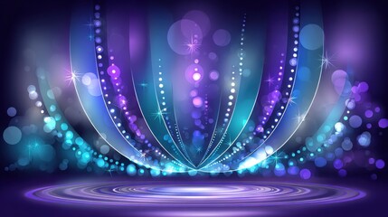 Futuristic digital abstract background with vibrant glowing lights neon colors dynamic motion modern design artistic pattern high-tech visual effects and energetic aesthetic