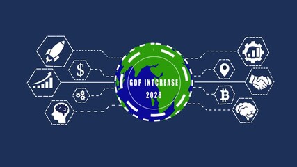 Cyber security data protection business technology privacy concept. network security concept with gear icons and business illustration 4k motion graphics. - Powered by Adobe