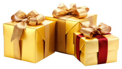 Obraz premium PNG Gift boxes white background celebration anniversary.