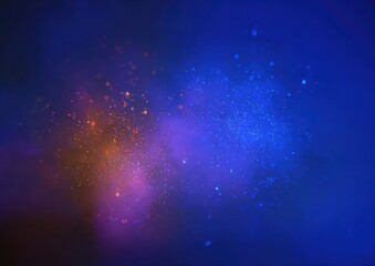 Naklejka premium Stunning cosmic galaxy scene with vibrant stars nebulae deep space background celestial objects and breathtaking night sky landscape for artistic and commercial use