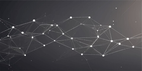 Obraz premium Abstract network background with cable pattern and spider web texture design