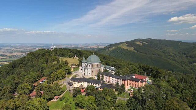 Svaty Hostyn, place of pilgrimage, Basilica of the Assumption of the Virgin Mary, Czech republic