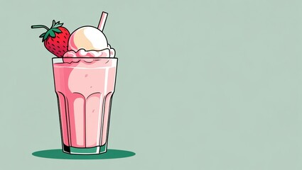 strawberry milkshake