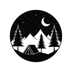 tent, campfire, outdoor, wilderness, forest, mountain, hiking, lantern, backpack, survival, nature