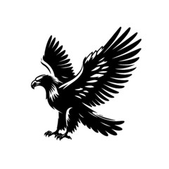 Bold Majestic Eagle Vector Illustration