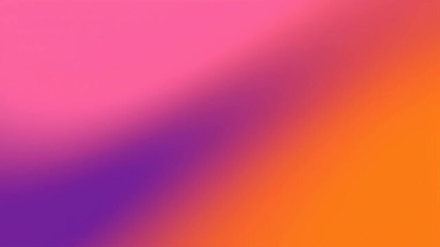 Abstract Pink Purple Orange Gradient Background - A vibrant, dynamic background featuring a smooth gradient transition from pink to purple and then to orange.