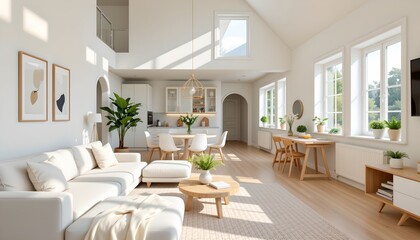 Modern Openplan Living Space with Natural Light