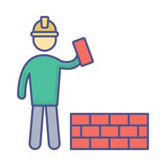  Construction Vector Icon which can easily modify or edit
