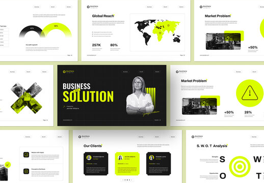 Modern Business Growth Solution Presentation Template