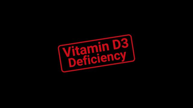 Vitamin D3 Deficiency Stamp Animation