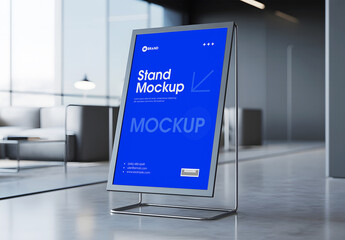 Outdoor Stand Banner Mockup