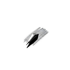Abstract Black and White Sketch with Diagonal Strokes on a Clean White Background