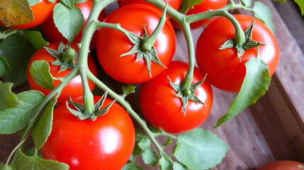 Naturally ripened tomatoes