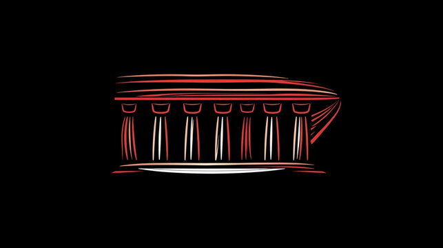 gralla vector icon Linear icon. Editable stroked line