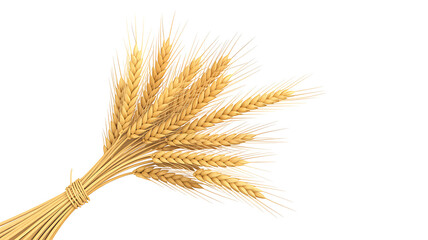 Fototapeta premium Golden Wheat Sheaf A Harvest Bounty of Nature's Gold