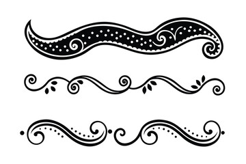 Seamless Paisley Border Design for Decorative and Textile Use