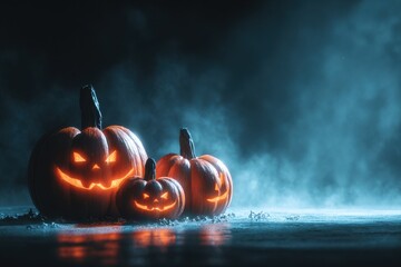 Happy Halloween Covid. Dark Halloween Celebration with Creepy Decorations and Contamination Theme