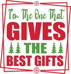 Fototapeta premium t'm the one that gives the best gifts