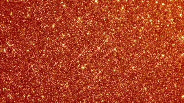 Orange Glitter Sparkling New Era Background - loop background animation
