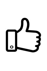 Obraz premium Thumbs up icon (1)