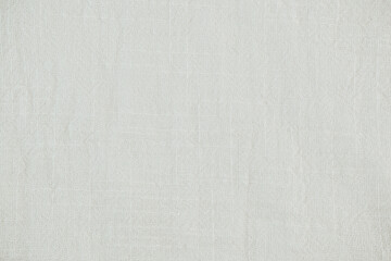 White cotton fabric texture for minimal lifestyle or sustainable fashion themes