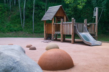 Playground for children in the park.
