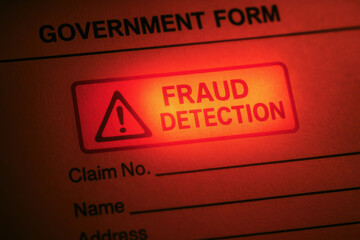 Fraud detection on government form highlights impact of ai for social security and protection against false claims in official documents
