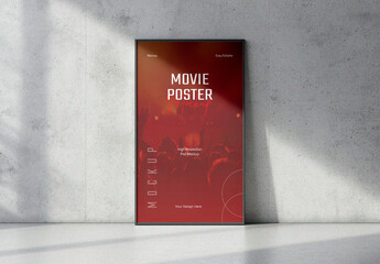 Movie Poster Frame Mockup