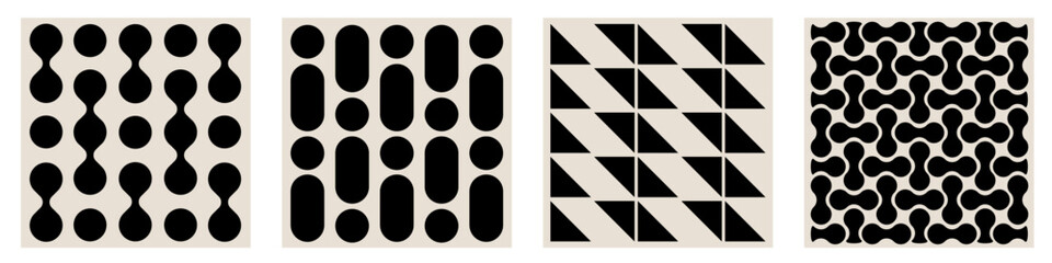 Geometric Pattern set. Modern abstract patterns.