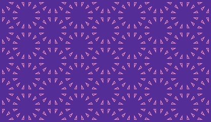 Violet Pop Chic & Playful geometric seamless pattern