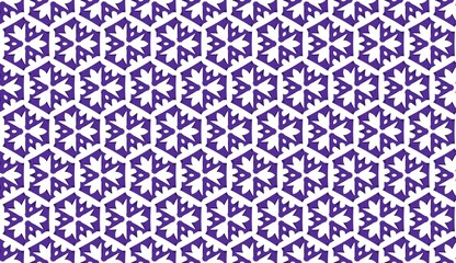 Fototapeta premium Violet Pop Chic & Playful geometric seamless pattern