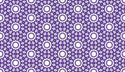 Violet Pop Chic & Playful geometric seamless pattern