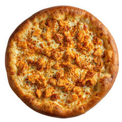  Buffalo Chicken Pizza on white background