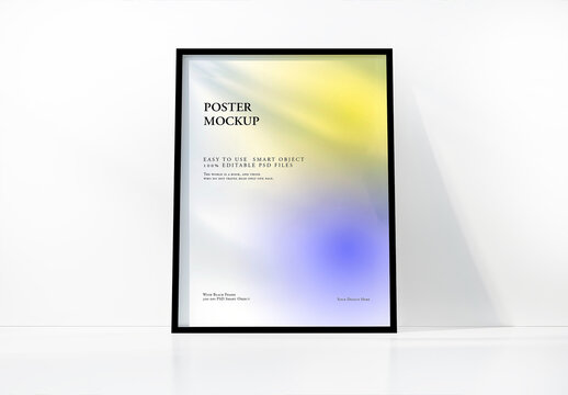 Poster Frame Mockup PSD