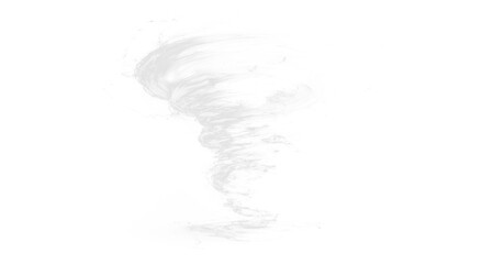 Png glowing spiral tornado with vortex effect, neon light, magical blue swirl, wind energy, storm circulation, transparent background and powerful motion