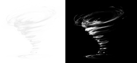 Tornado swirl vortex Png with neon energy, glow, particles, magic wind motion, abstract rotation and blue transparent background with spark and flare effect