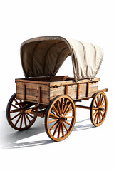 Fototapeta premium Old Wooden Covered Wagon