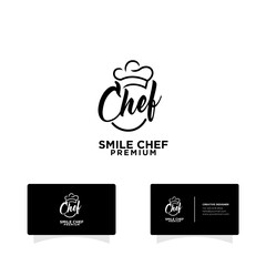 chef hat cooking logo design