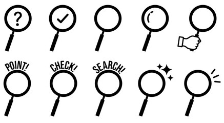 ルーペのアイコンセット