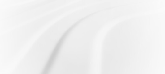 A clean and elegant abstract white background with soft. blurred fabric-like folds. It creates a serene and minimal s texture with subtle shadows and highlights, blur background 