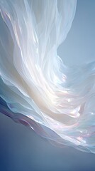 Fluid Holographic Background With Shimmering Waves