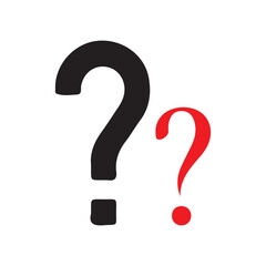 red question mark