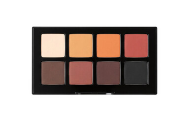 Warm toned matte eyeshadow palette for autumn makeup looks