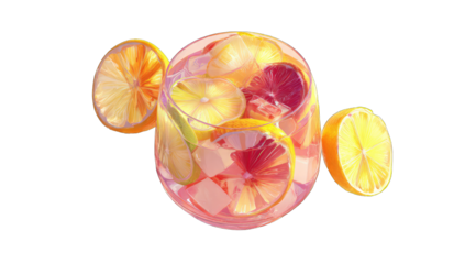 Vibrant, refreshing summer drink