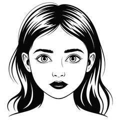 portrait of the girl