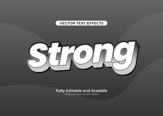 Strong text effect
