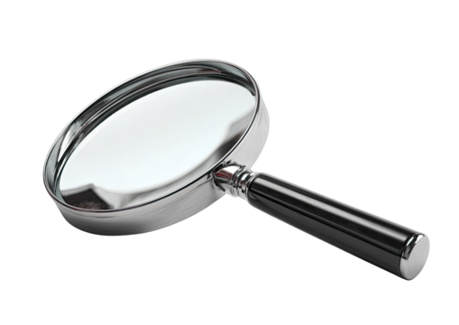 Magnifying glass, 3D model